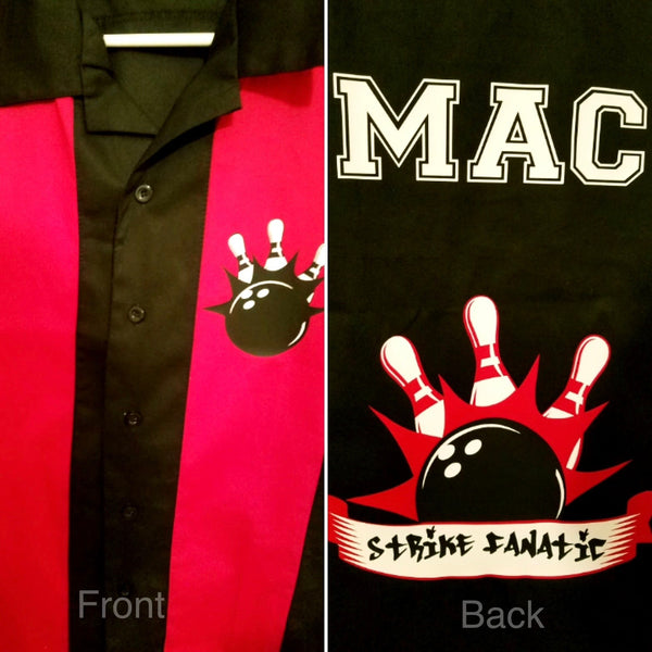 Customized Bowling Shirt Front/Back Design