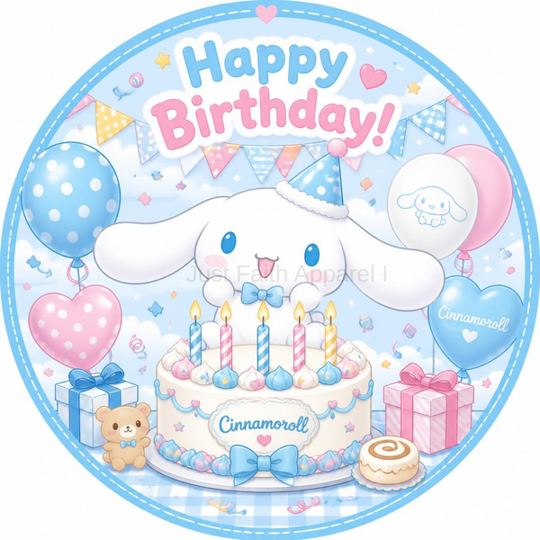 Cinnamoroll Cupcake Toppers