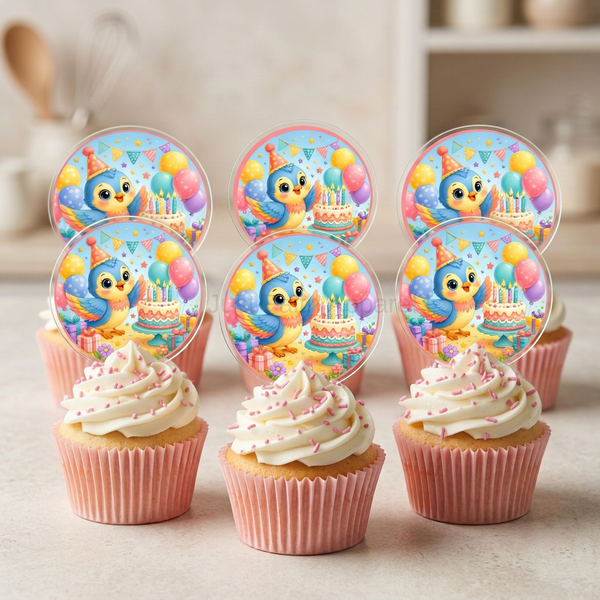 Cupcake mockup updated with pink sprinkles on the white icing