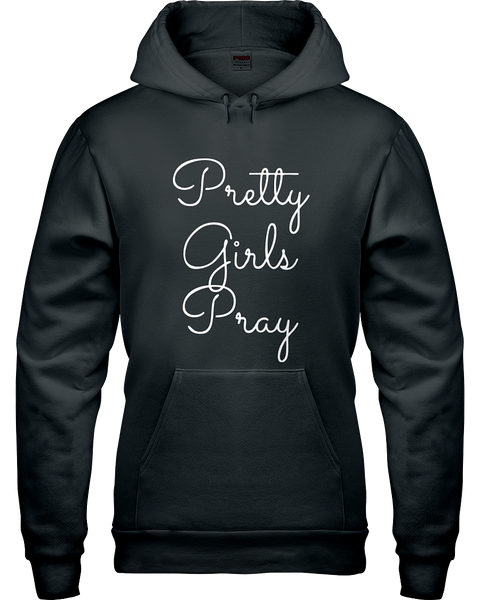 Pretty Girls Pray Ladies V-Neck T-Shirt