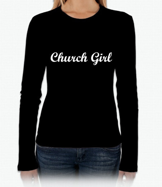 Short Sleeved Church Girl Bella Jersey Crew Neck T-Shirt