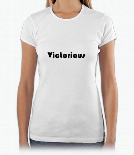 Victorious Short-Sleeve ladies Black T-Shirt